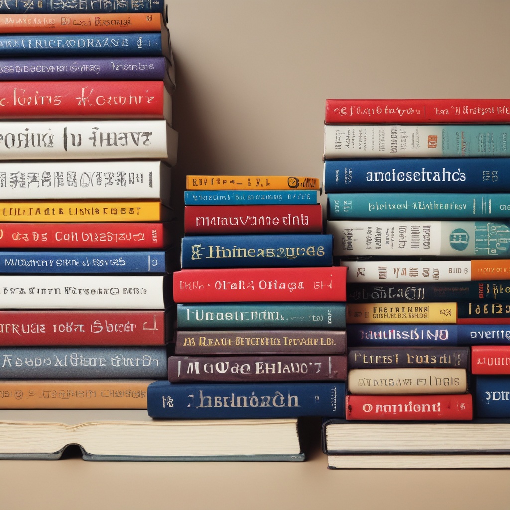 Foreign language books and dictionary